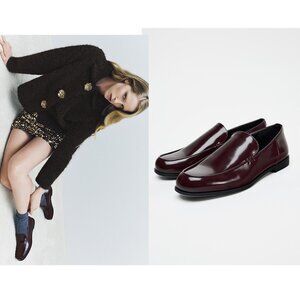 NEW ZARA loafers with high vamp 1554 size 7.5